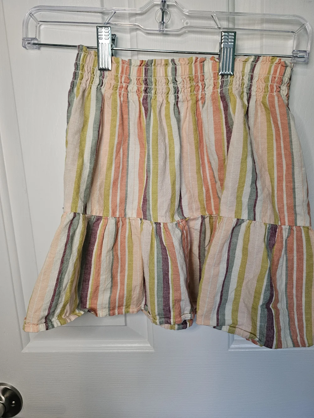 Carter's Multicolor Striped Tiered Mini Skirt Girls Size 10